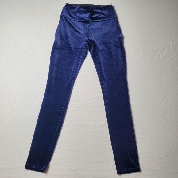 Spanx Women's Size M Velvet Leggings Blue 2070 - Picture 2 of 6